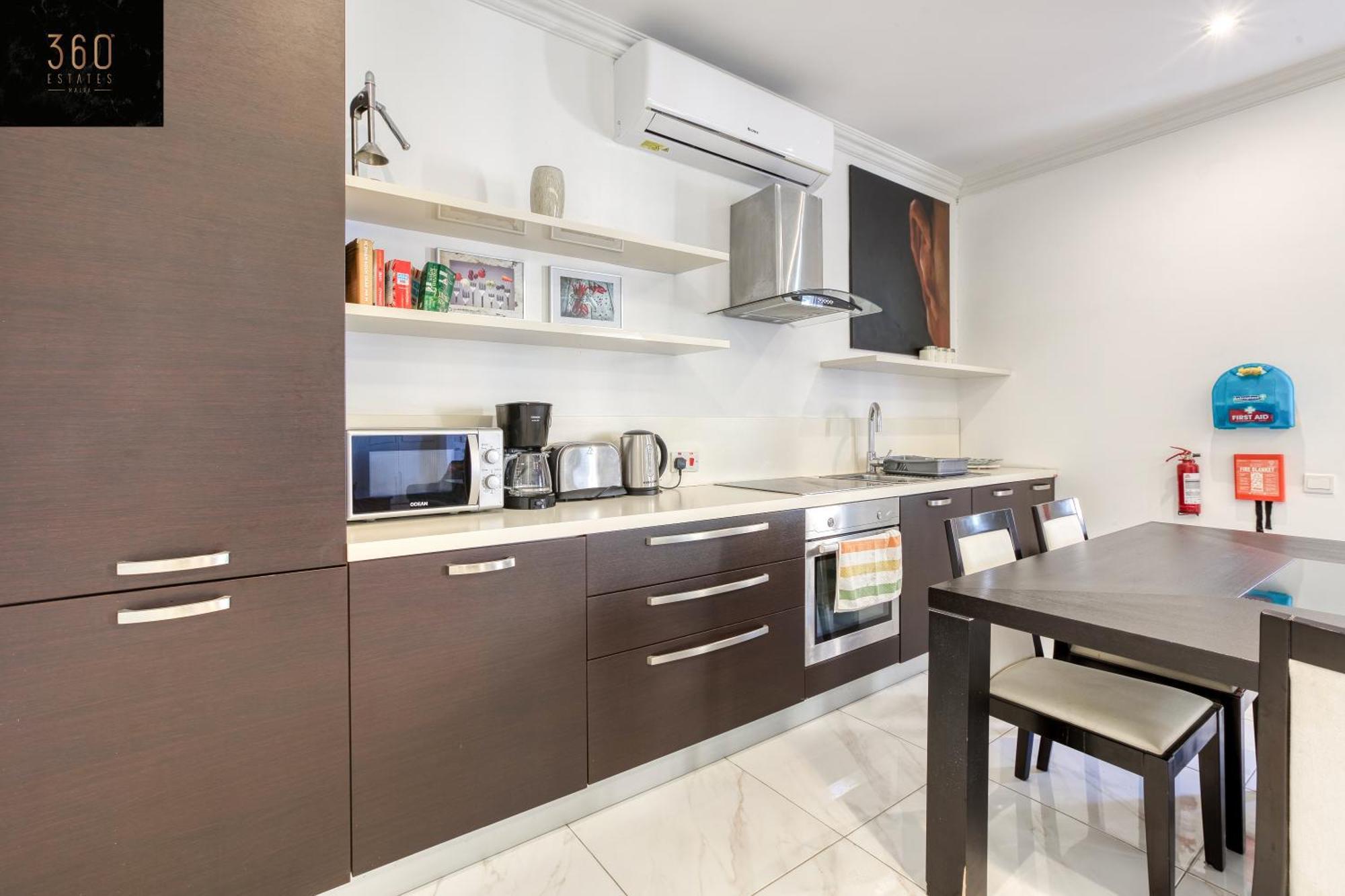 A 1Br Stylish, Fully Equipped Home In The Capital By 360 Estates Valeta Exterior foto